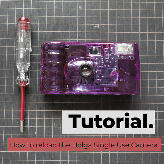 How to reload the Holga Single Use Camera - 8storeytree