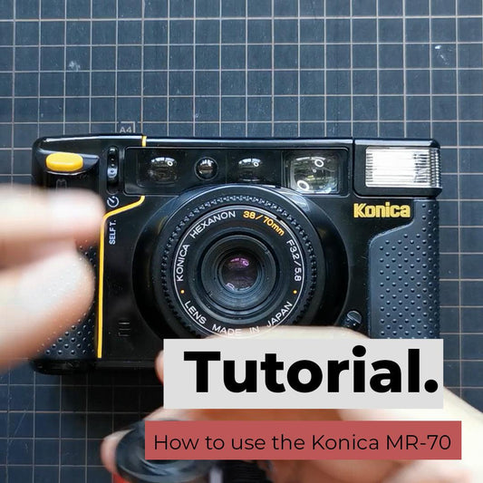 How to use Konica MR70 - 8storeytree