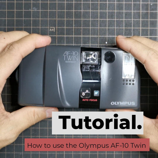 How to use the Olympus AF-10 Twin - 8storeytree