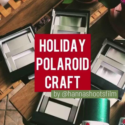 Polaroid Challenge #3 - Holiday Polaroid Craft by @hannashootsfilm - 8storeytree