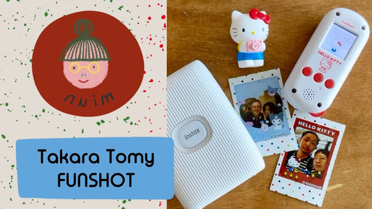 miun exp22.0 – Funshot Takara Tomy camera | Unboxing & Tutorial – print with Instax Link Printer