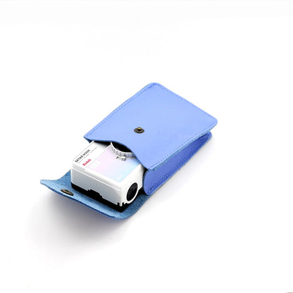 Colour Leather Camera Pouch
