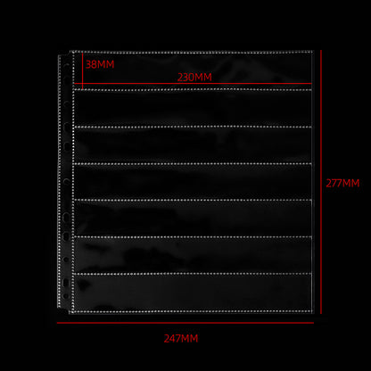 35mm/120/4x5 Negatives, Slides Film and Instax Film Archival Folder Album