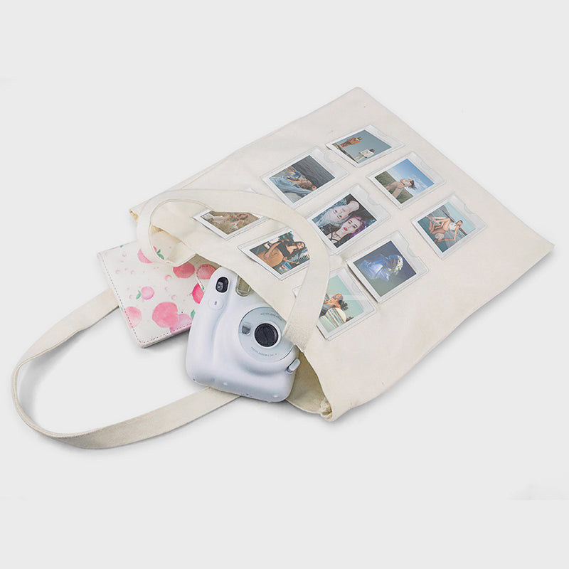 For Fujifilm Instax Mini 11 Camera Storage Bag Cork Carrying Case  Protection Sleeve Shoulder Bag Wholesale | TVCMALL