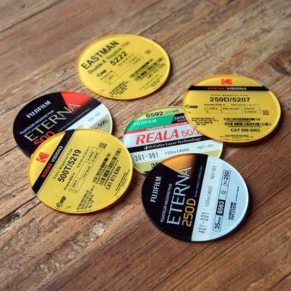 Cine Film Reel Coasters