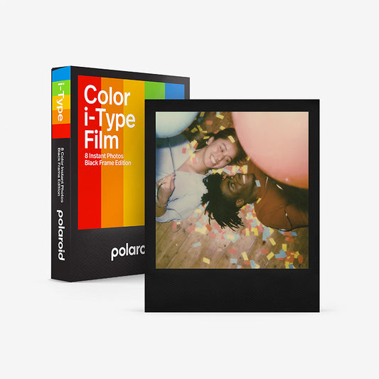 Color Polaroid Film for Polaroid I-Type | Black Frame Edition