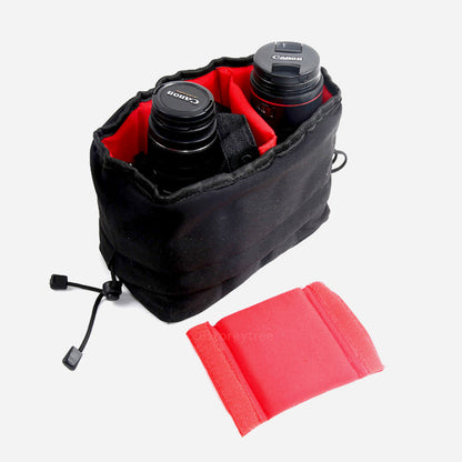 Drawstring Camera Bag Insert