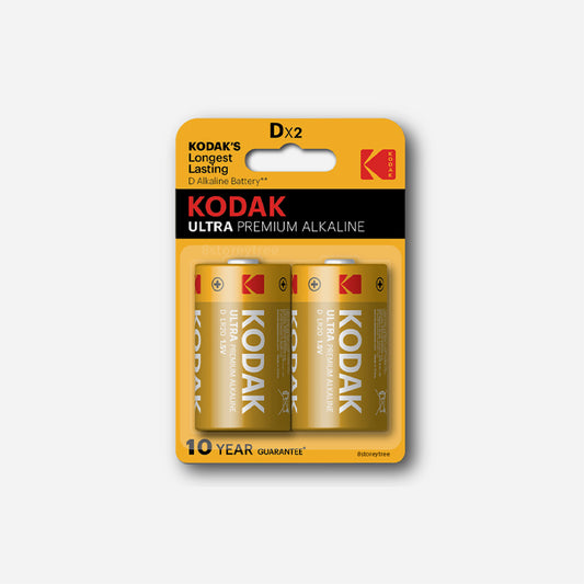 Kodak - Ultra Premium Alkaline D Battery