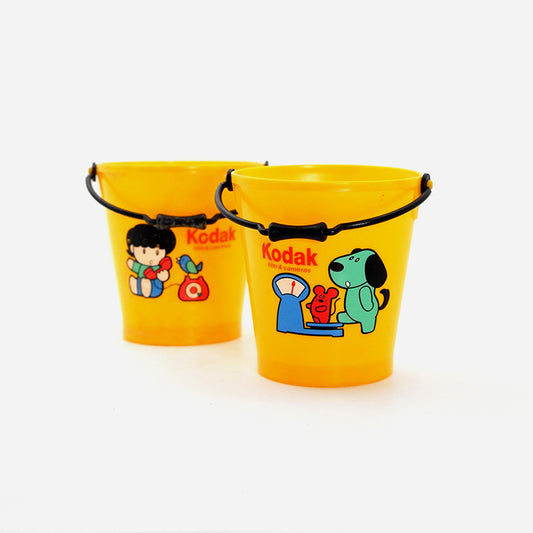 Kodak Color Film Plastic Toy Buckets / Pails (Vintage)