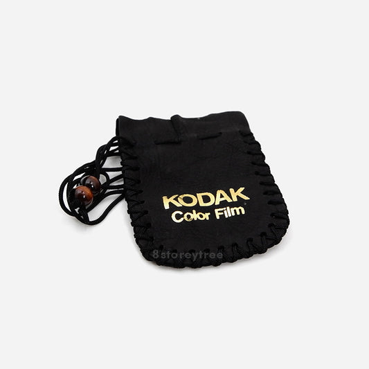 Kodak Color Film Promotional Leather Drawstring Pouch (Vintage)