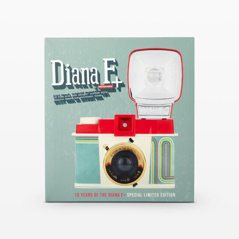 Lomography Diana F+ 120 Film Camera & Flash (10 Years Anniversary)