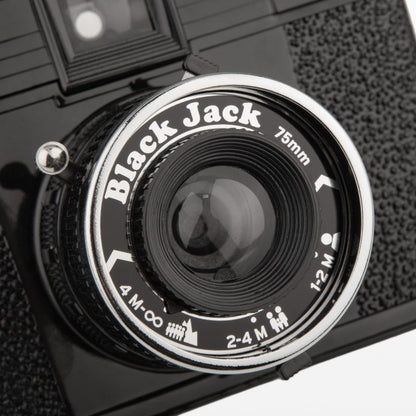 Lomography Diana F+ 120 Film Camera & Flash (Black Jack Edition)