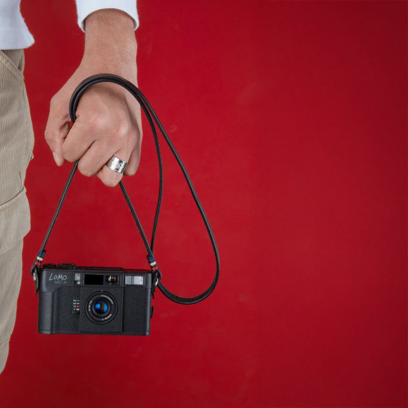 Lomography Explorer Camera Strap Black Leather