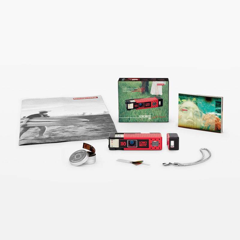 Lomography Lomomatic 110 Camera & Flash (Ladybug)