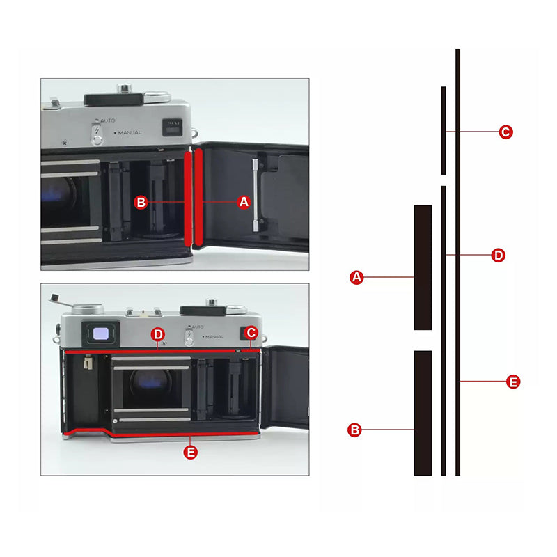 Pre-Cut Light Seal Replacement Kit
