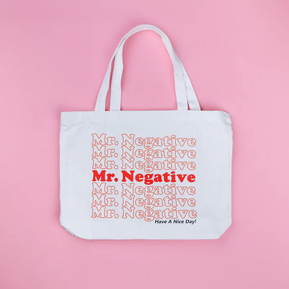 Mr. Negative "Have A Nice Day" Tote Bag