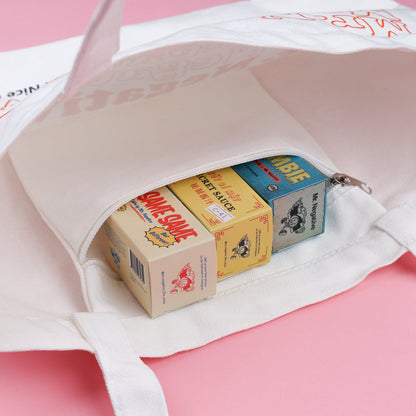 Mr. Negative "Have A Nice Day" Tote Bag