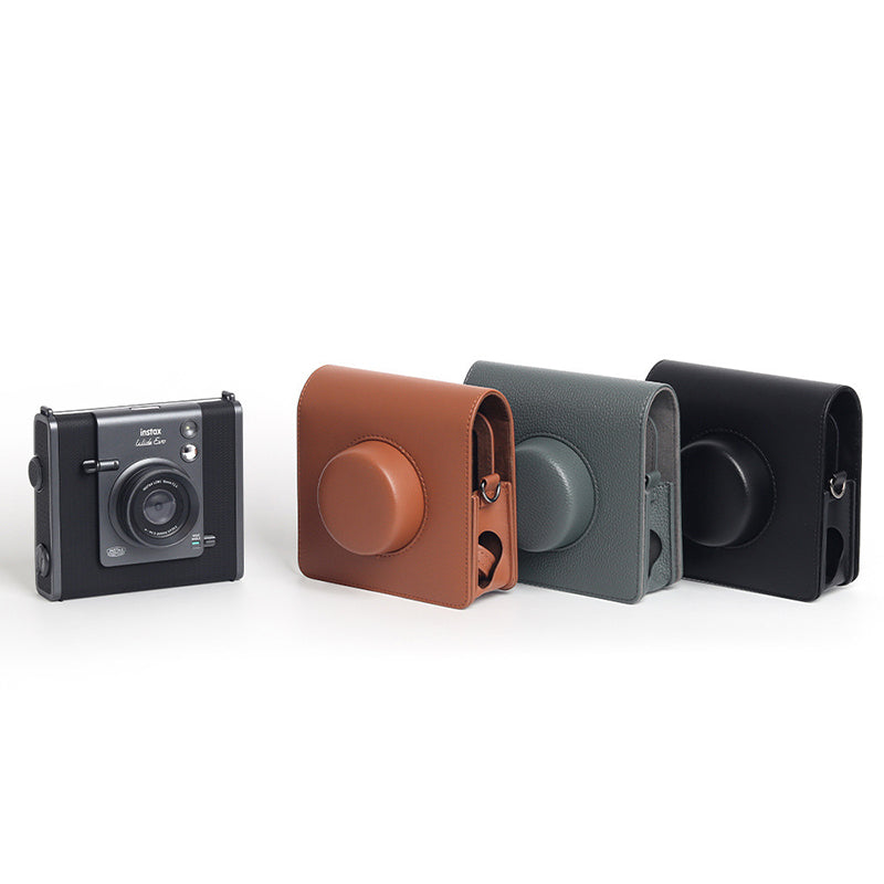 PU Leather Half Case Camera Pouch (Fujifilm Instax Wide Evo Camera)