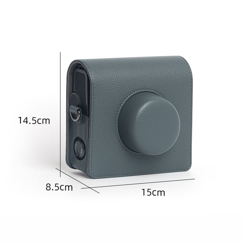 PU Leather Half Case Camera Pouch (Fujifilm Instax Wide Evo Camera)