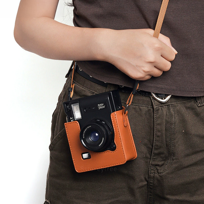 PU Leather Half Case Camera Pouch (Lomography Automat)