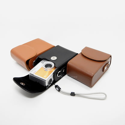 PU Leather Hard Case Camera Pouch