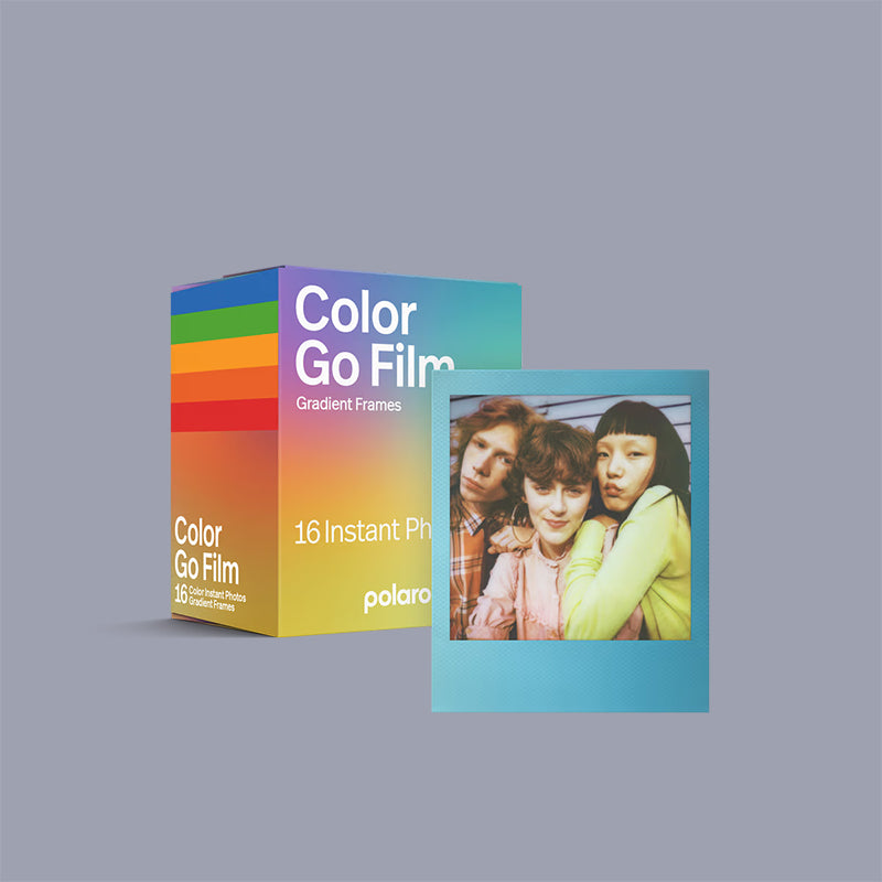 Polaroid Go Color Film Pack - Gradient Frames Edition (16 Photos)