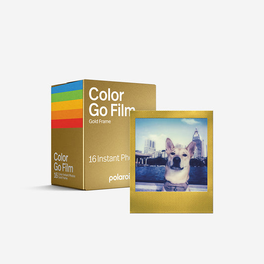 Polaroid Go Color Film Pack (16 Photos) - Golden Frame