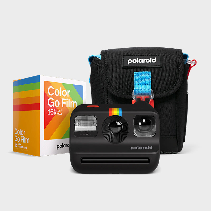 Polaroid Go Instant Camera (Black) - Bag Set