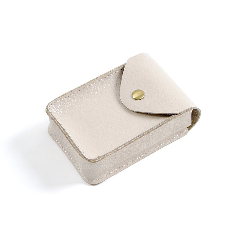 Colour Leather Camera Pouch