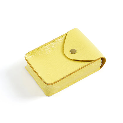 Colour Leather Camera Pouch