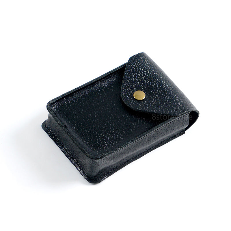 Colour Leather Camera Pouch