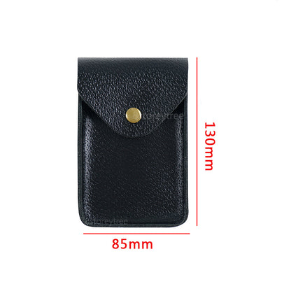 Colour Leather Camera Pouch