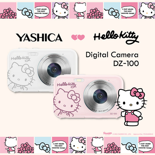 YASHICA x Hello Kitty Digital Camera DZ-100 (Pink)