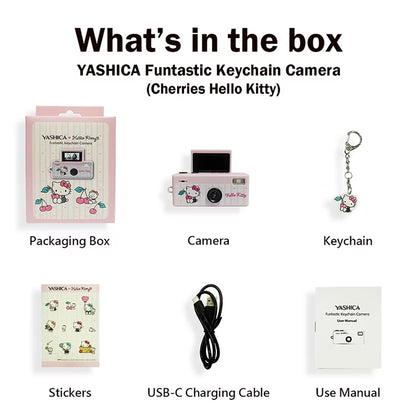 YASHICA x Hello Kitty Funtastic Keychain Camera (Cherries Hello Kitty)