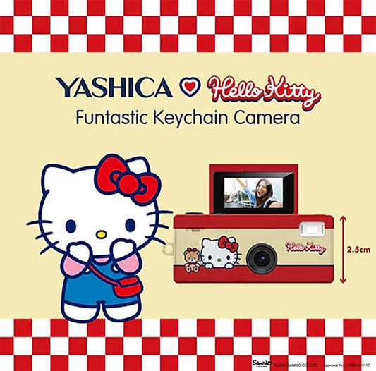 YASHICA x Hello Kitty Funtastic Keychain Camera (Classic Hello Kitty)