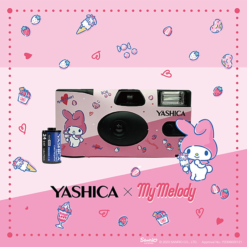 Yashica X Sanrio 35mm Color 400 Film Disposable Camera