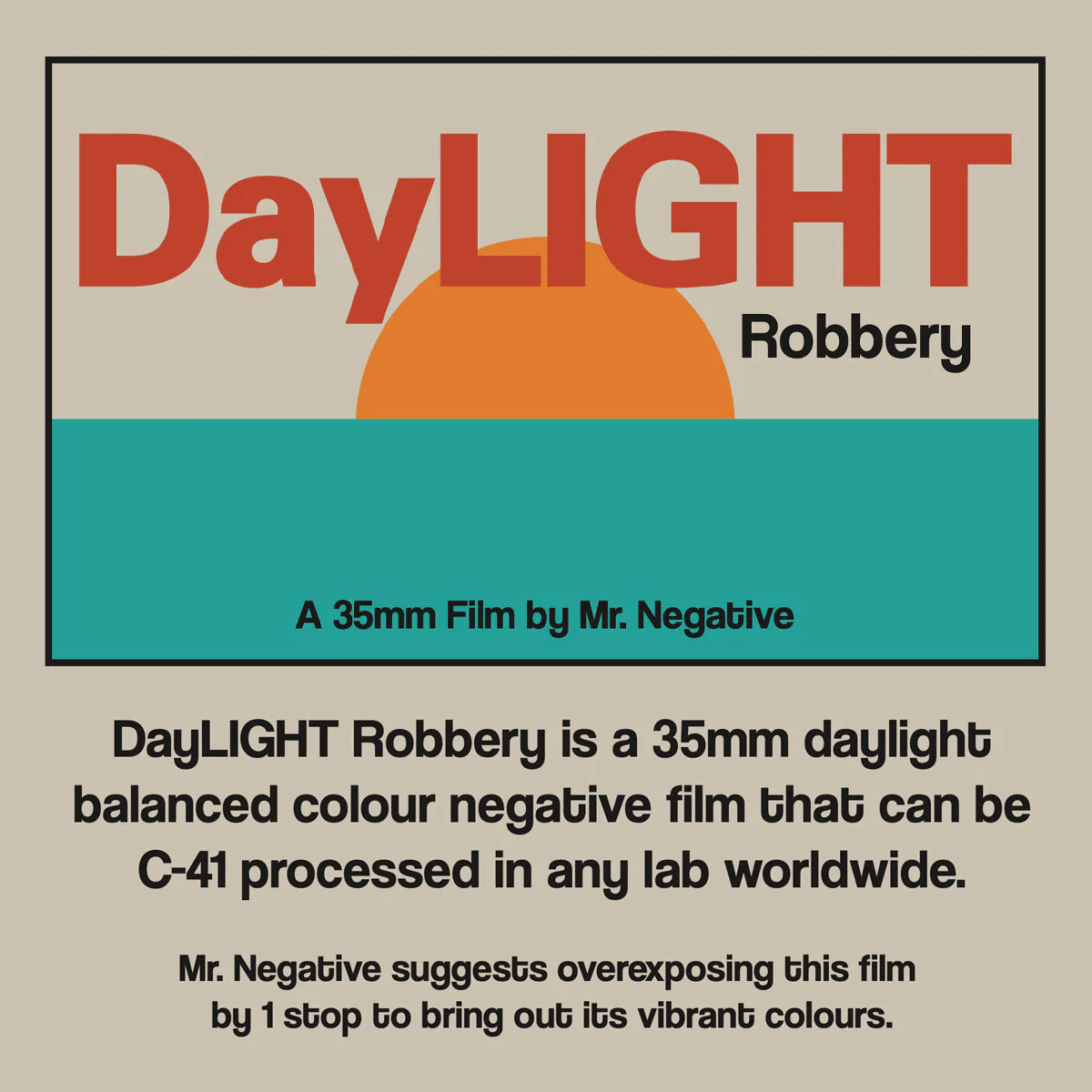 Mr. Negative DayLIGHT Robbery 400 35mm Film