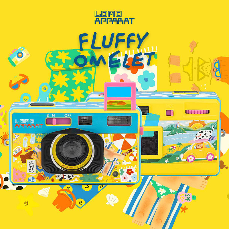 Lomography LomoApparat 21mm Wide-angle 35mm Film Camera (Fluffy Omelet ...