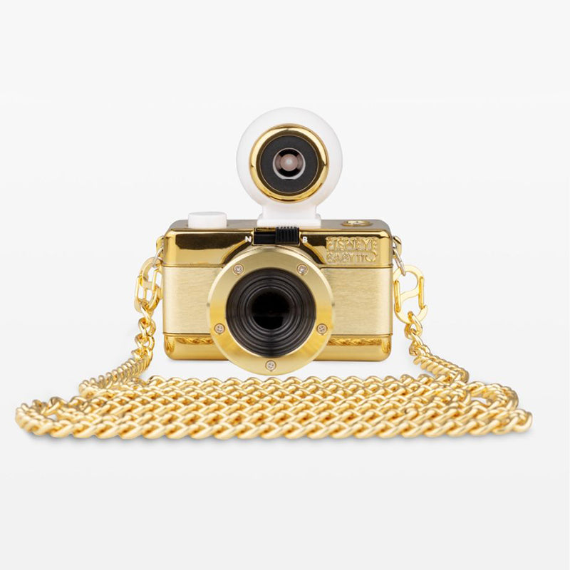 Lomography Fisheye Baby 110 Film Camera (Gold Edition)