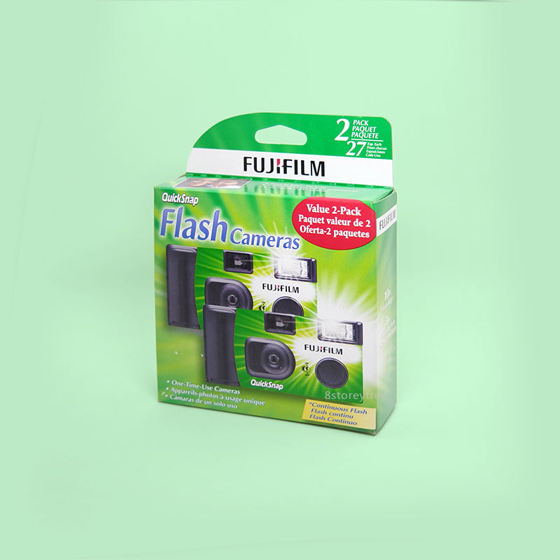 Fujifilm QuickSnap Flash 35mm Disposable Camera - Twin Pack