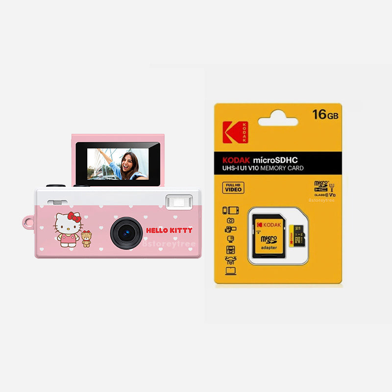 YASHICA x Hello Kitty Funtastic Keychain Camera (Polka Dot Edition)