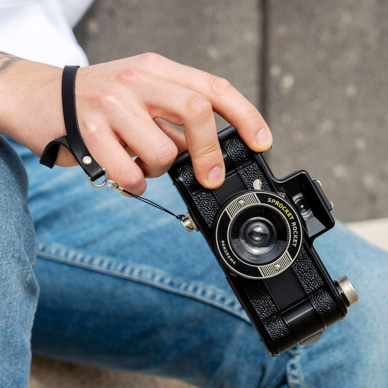 Lomography Black Leather Wrist Strap