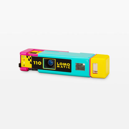 Lomography Lomomatic 110 Camera & Flash (Discomatic)
