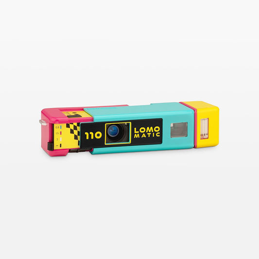 Lomography Lomomatic 110 Camera & Flash (Discomatic)