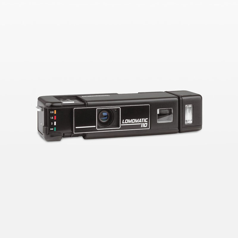 Lomography Lomomatic 110 Camera & Flash (Metal Nocturne) – 8storeytree