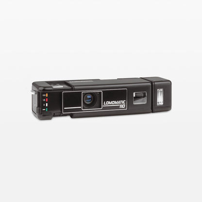 Lomography Lomomatic 110 Camera & Flash (Metal Nocturne)