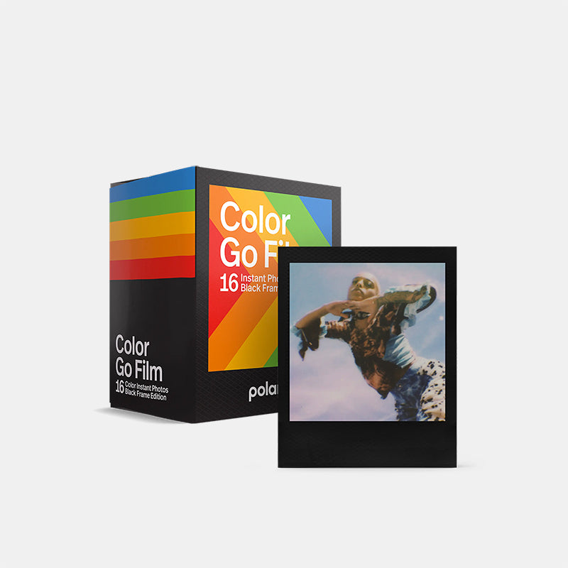 Polaroid Go Color Film Pack | Black Frame Edition (16 Photos)
