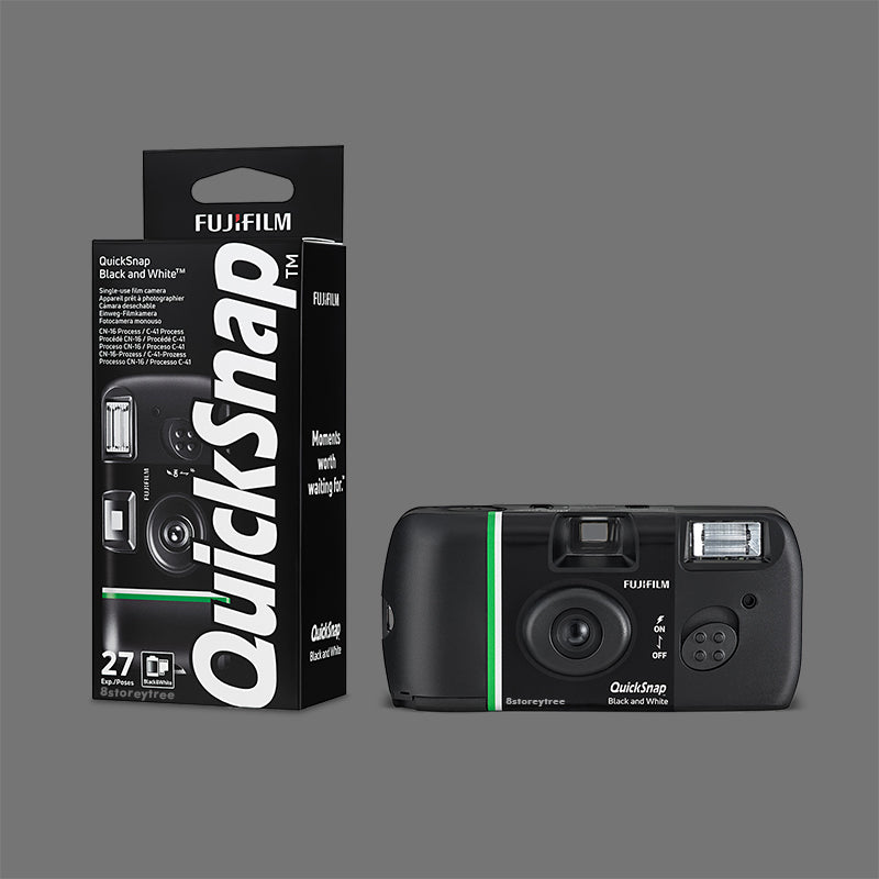 Fujifilm QuickSnap Black and White 35mm Disposable Camera