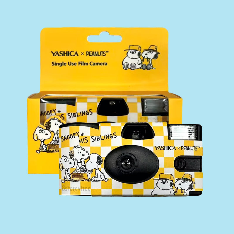 Yashica X Peanuts 35mm Color 400 Film Disposable Camera
