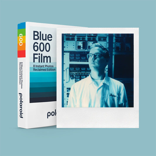 Blue 600 Film for Polaroid 600 - Reclaimed Edition